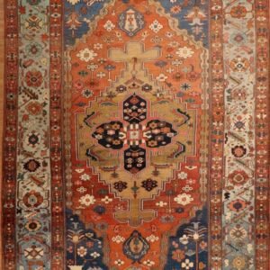 Antique Bakshaish Rug #9521