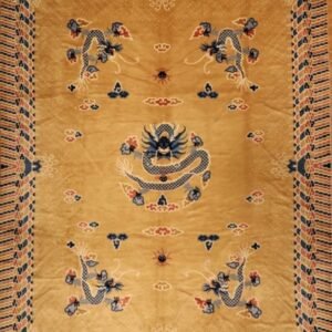 Antique Chinese Peking Rug #9243