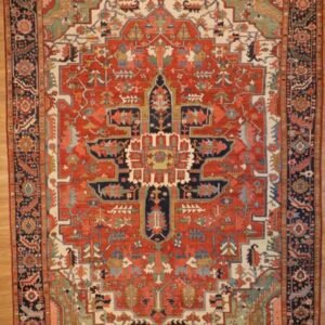 Antique Persian Serapi Rug