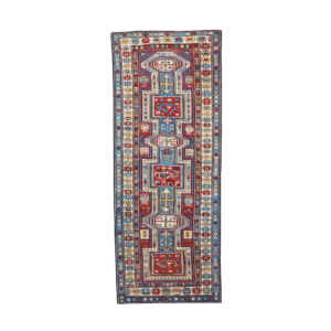 Antique Caucasian Shirvan Rug 3'8" x 9'3" #9817