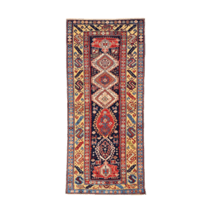 Antique Caucasian Shirvan Rug 3'8" x 8'2" #9821