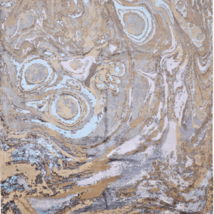 Modern Area Rug Wool and Silk 9'2'' X 12'3'' #7633109