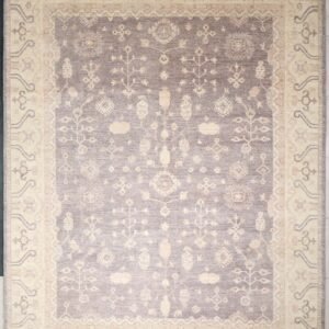 Hand-Knotted Oushak Wool Rug – 8' x 10'   #1805288