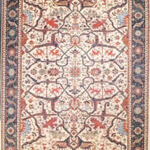 ​Hand-Knotted Oushak Wool Rug – 10' x 14'  #184313
