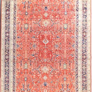 Hand-Knotted Oushak Wool Rug - 10' x 14' #1853178