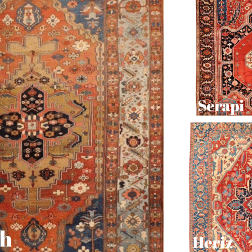 Antique Heriz, Serapi, and Bakhshaish Rugs in South Florida